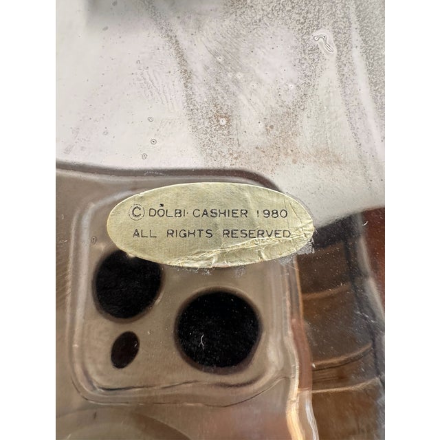 Dolbi Cashier 1980 "New Regency" Chrome & Ceramic Centerpiece For Sale - Image 12 of 12