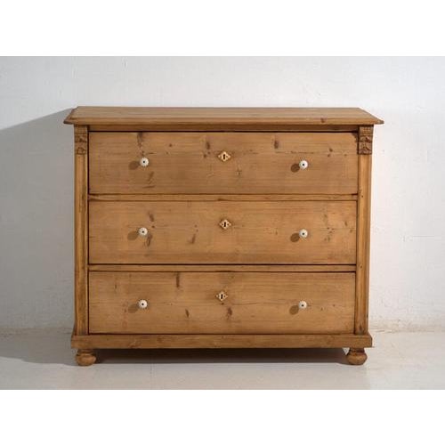 Antique Wooden Chest of Drawers, 1900s For Sale - Image 5 of 12