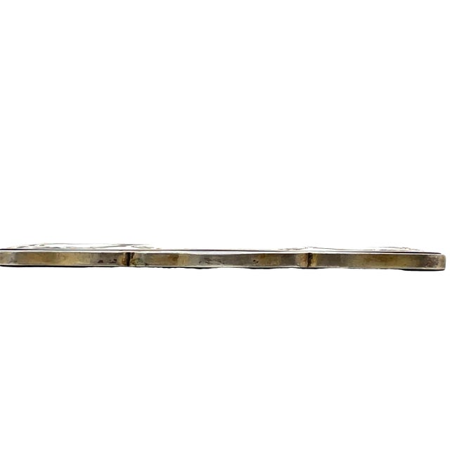 Silver Comb Box With Enamel & Pastoral Scene For Sale In New York - Image 6 of 6