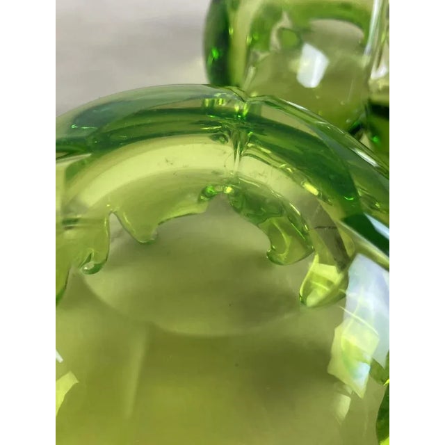 Italian Ashtrays in Murano Glass, 1980, Set of 2 For Sale - Image 4 of 11