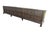 1960s Henredon "Custom Folio Three" 102" Modular Brutalist Credenza / Media Console For Sale - Image 15 of 16