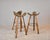 Brown Mid-Century Modern Brutalist Marbella Bar Stools by Sergio Rodrigues, 1970s, Set of 3 For Sale - Image 8 of 11