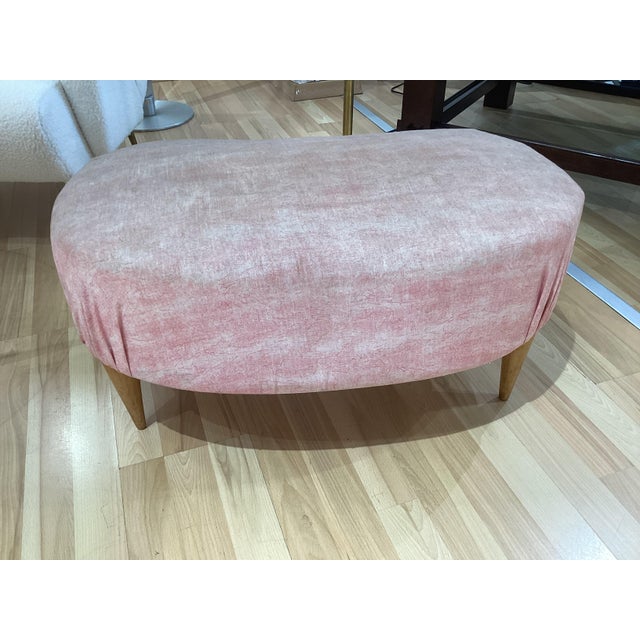 Wood Bean-Shaped Pouf Ottoman in the style of Federico Munari, 1950s For Sale - Image 7 of 12