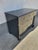 Original Biedermeier cherrywood chest of drawers, expertly ebonized. This beautifully shaped chest has three drawers with...