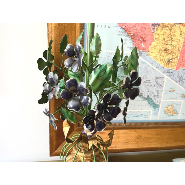 1960s Italian Topiary Lamp & Shade For Sale - Image 11 of 18