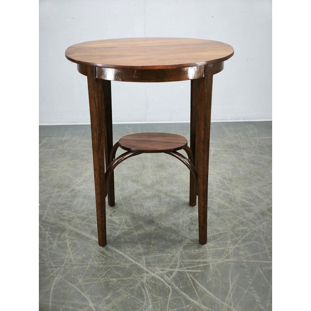 No. 207 Bentwood Oval Table by Mazowia for Thonet, Poland, 1910s For Sale - Image 13 of 14