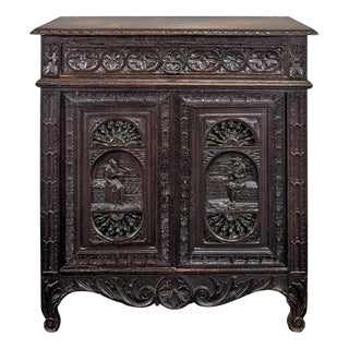 Breton Sideboard in Chestnut For Sale