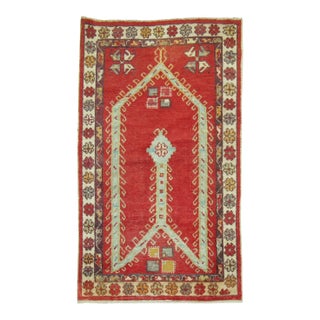 Antique Turkish Anatolian Prayer Rug - 2'8" x 4'4" For Sale