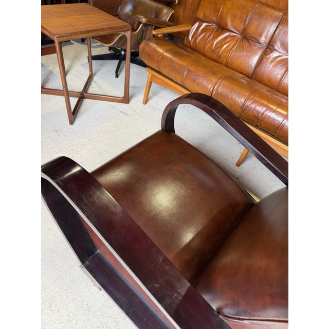 Art Deco Chairs by Jindřich Halabala, Set of 2 For Sale - Image 6 of 18