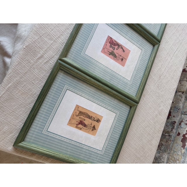 Wood Vintage Framed Indian Miniature Style Prints – Set of 3 For Sale - Image 7 of 16