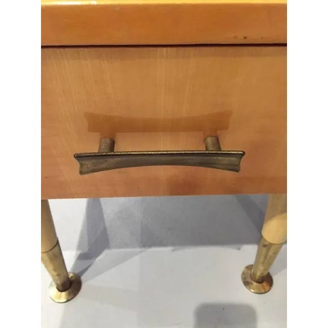 French Sycamore Night Stands - a Pair For Sale - Image 4 of 13