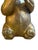 Mid-Century Modern MCM Brass Panda Statue Figurine For Sale - Image 3 of 17
