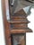 Antique Spanish Revival Oak Wall Mirror With Geometric Carving For Sale - Image 6 of 11