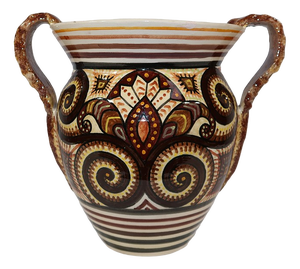 Earthenware Vase by P. Fouillen for Maison Henriot, 1940s