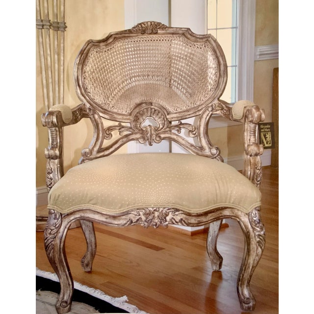 Wood John Richard Alexander and Mary Accent Chair For Sale - Image 7 of 7