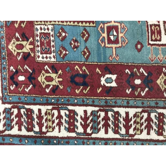 Vintage Turkish Konya Kazakh Rug, 1980s For Sale - Image 6 of 13