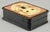 Blue Russian Lacquer Papier Mache Box With Golden Retriever Dog Portrait For Sale - Image 8 of 12