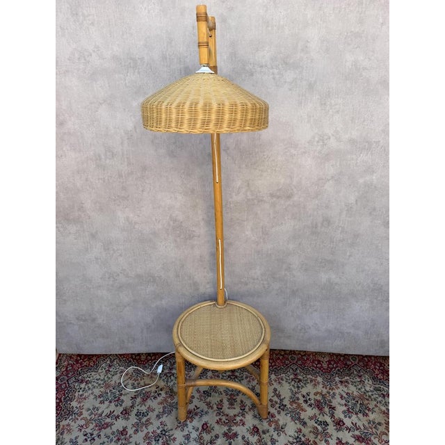 Living Room Lamp with Integrated Side Table, 1960s For Sale - Image 3 of 16