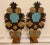 19th Century French Art Deco Painted Tole Metal Altar Flowers - a Pair For Sale In Boston - Image 6 of 6