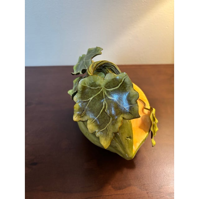 Beautiful Katherine Houston Porcelain Melon Sculpture For Sale - Image 12 of 16