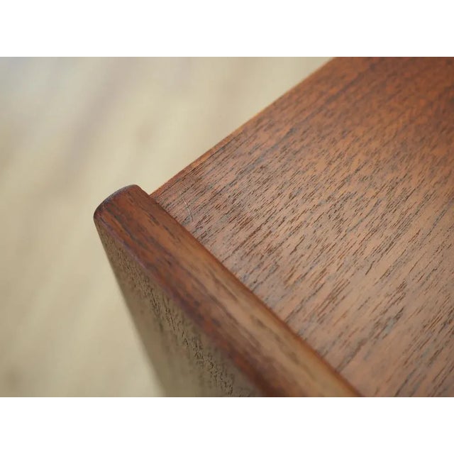 Black Danish Teak Chest of Drawers, 1970s For Sale - Image 8 of 11