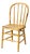 Antique Yellow Painted Windsor Style Chair For Sale
