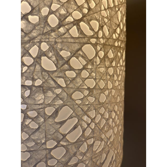 Mid-Century Modern Large Table Lamp in White Ceramic, 1960s For Sale - Image 3 of 17