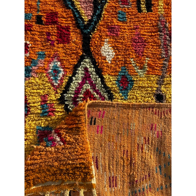 Vintage Moroccan Berber Wool Rug, 1990 For Sale - Image 10 of 11