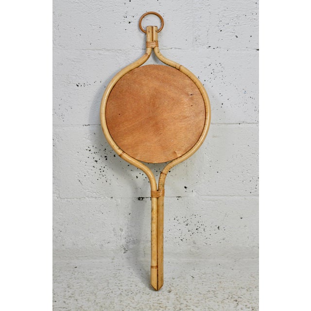 Rattan Mirror in the style of Louis Sognot, France, 1950 For Sale - Image 11 of 18
