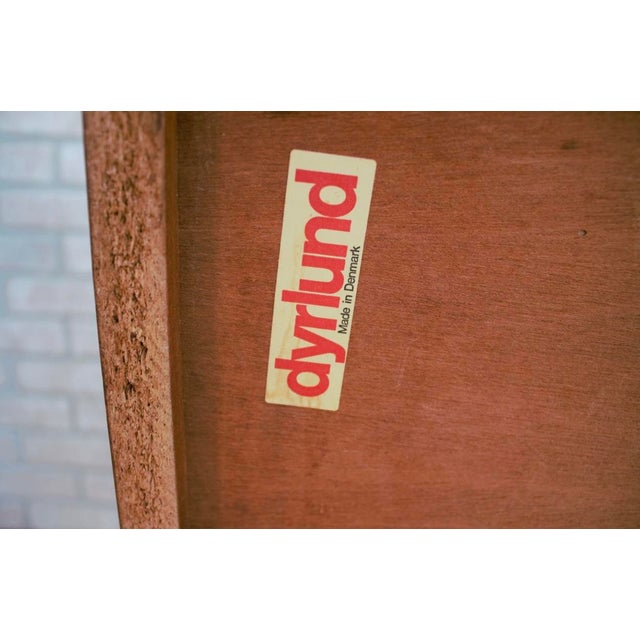 Mid 20th Century Danish Sliding Door Sideboard Credenza by Dyrlund For Sale In Chicago - Image 6 of 7