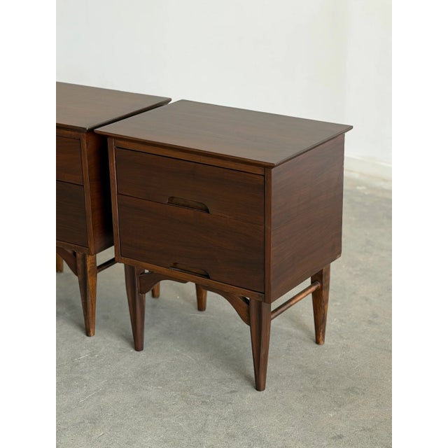 Mid-Century Modern 1960s Nightstands by Vega Morris - Pair For Sale - Image 3 of 15