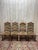 Louis XIII Chairs in Turned Wood and Velvet, Set of 4 For Sale - Image 5 of 10