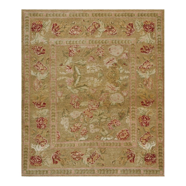 Early 20th Century Turkish Hereke Rug ( 4'2" x 4'10" - 127 x 147 ) For Sale