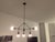 Iconic Apparatus brand lighting fixture. 6 Pendant triad 40inches. Current retail is 7800. Cloud bulbs with blackened...