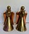 Mid-Century Modern Pair of Mid-Century Brass & Copper Angel Candleholders For Sale - Image 3 of 12