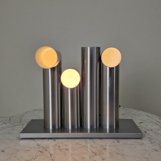 Metal Light Sculpture Lamp from RAAK Amsterdam, Netherlands, 1970s For Sale - Image 7 of 17