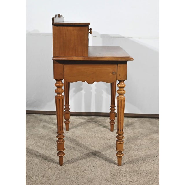 Small Louis Philippe Style Secretary, Late 19th Century For Sale - Image 13 of 18