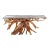 Naturel Teak Root Console Table, 84" Long Light Brown For Sale