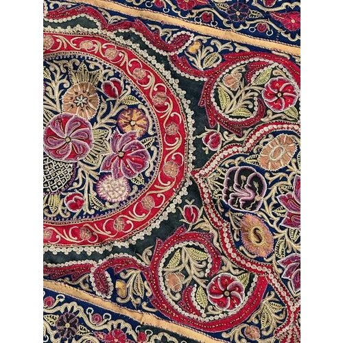 1920s Vintage Rashti Douzi Embroidery, 1920s For Sale - Image 5 of 18