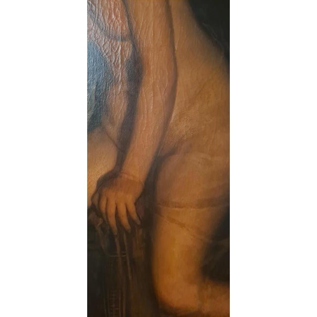 Black Cesare Ghirardi, Adonis' Mother Myrrha, 1869, Oil For Sale - Image 8 of 18