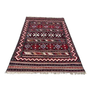 1940s Vintage Turkish Flatweave Kilim Rug