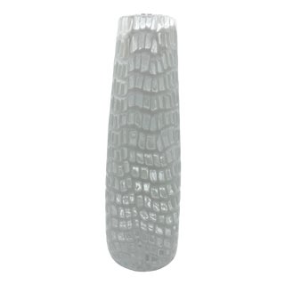 Murano Vase with Cigar-Shaped White Murrine Eyes by Tobia Scarpa for Venini, 2012 For Sale
