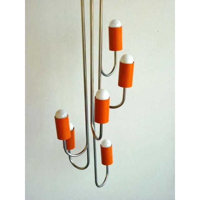 h tot: 95 cm h lamp 40 cm diameter 56 cm This piece has an attribution mark, I am sure that it is completely authentic and...