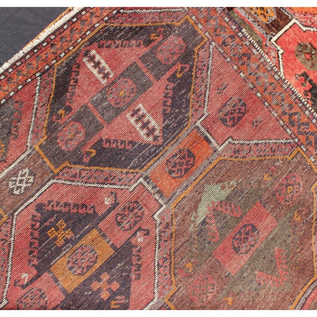 Antique Tribal From Cihanbeyli Konya With Geometric Medallions 3'10'' X 6'9'' For Sale In Atlanta - Image 6 of 6