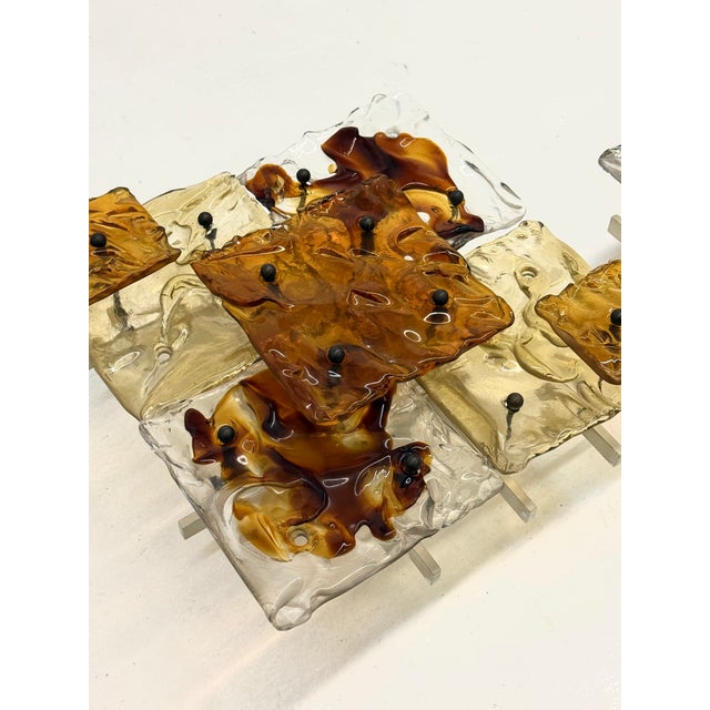 Patchwork Glass Wall Lamps by Toni Zuccheri for Venini, 1970s For Sale - Image 13 of 17