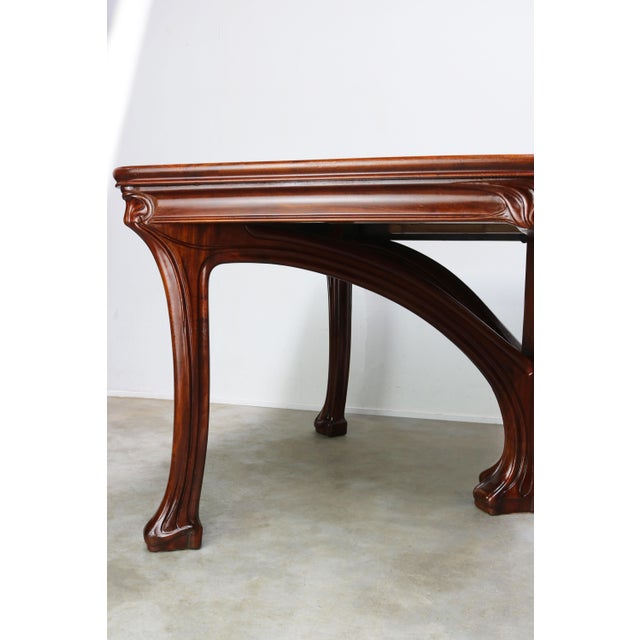 French Art Nouveau Dining Table by Eugène Gaillard for Maison Bing, 1900 For Sale - Image 6 of 18