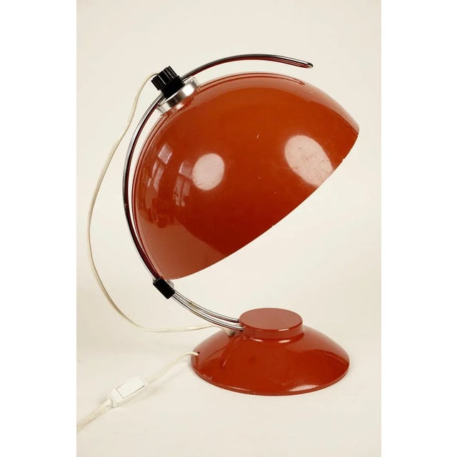 1970s Red Table Lamp, 1970s For Sale - Image 5 of 13