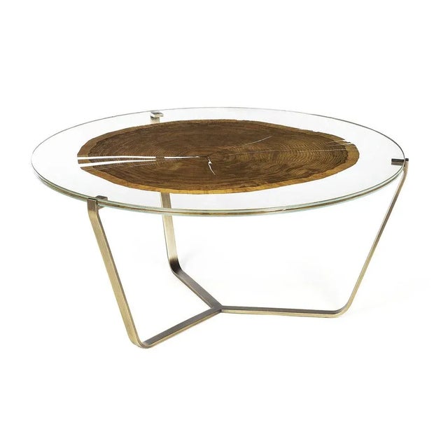 Brown Italian Cortina Coffee Table from VGnewtrend For Sale - Image 8 of 8