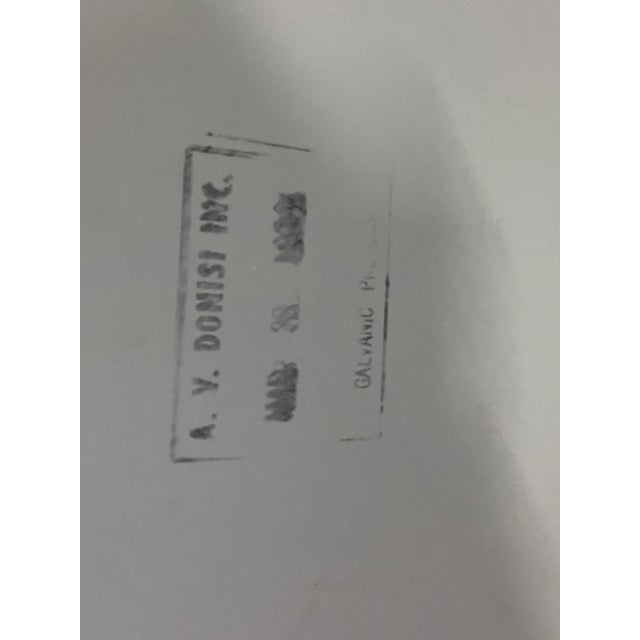 Milo Baughman 1980s Hollywood Regency Brass and Glass Side Table For Sale - Image 4 of 5