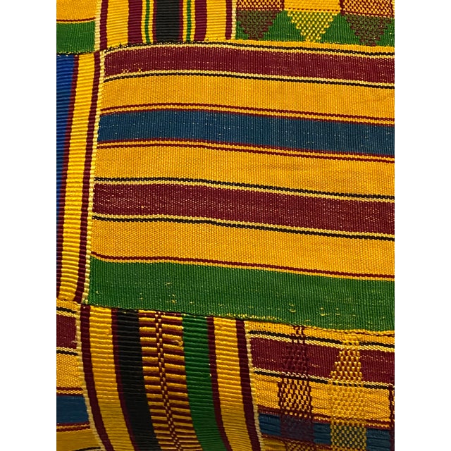 African Vintage African Design Sherma Turkish Cotton Pillow For Sale - Image 3 of 8